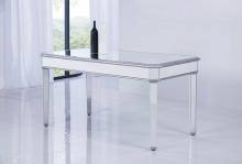 Elegant MF6-1009S - Rectangle Dining Table 60 in. x 32 in. x 30 in. in silver paint