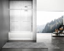 Elegant TD222-6060PCH - Frameless Tub Door 60x60 Polished Chrome