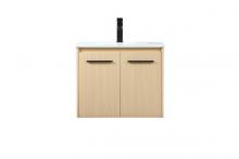 Elegant VF44524MMP - 24 Inch Single Bathroom Vanity in Maple