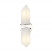 Alora Lighting WV334215PNAR - Valencia 15-in Polished Nickel/Alabaster 2 Lights Wall/Vanity