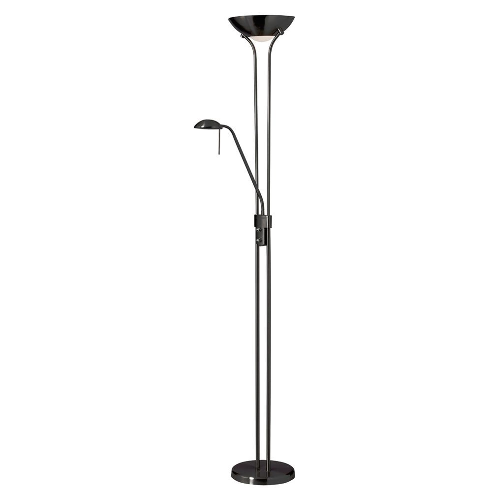 Mother/Son Floor Lamp, Matte Black