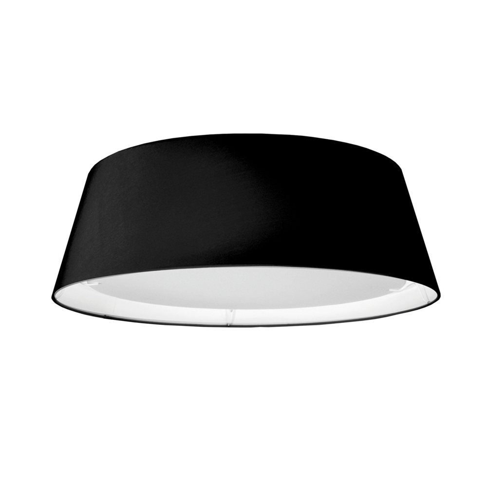 14W Flush Mount, Black