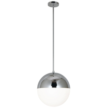 Dainolite DAY-143P-PC - 3LT Halogen Pendant, PC w/ WH Opal Glass