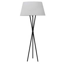 Dainolite GAB-601F-MB-WH - 1LT Floor Lamp, MB w/ WH Shade