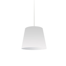 Dainolite OD-S-790 - 1LT Oversized Drum Pendant Small Wht Shade