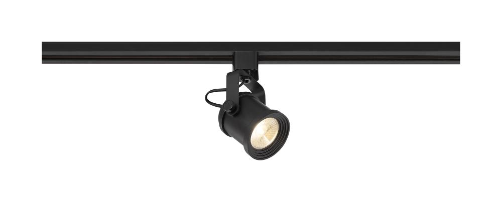 LED; 12 Watt Forged Track Head; Black; 36 deg. Beam Angle