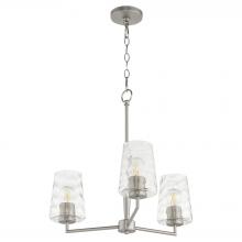 Quorum 6204-3-65 - Goodwin 3 Light Chandelier, Satin Nickel