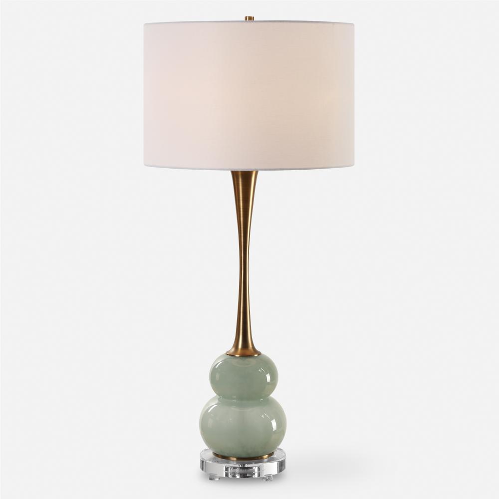 Sanctuary Green Gray Table Lamp