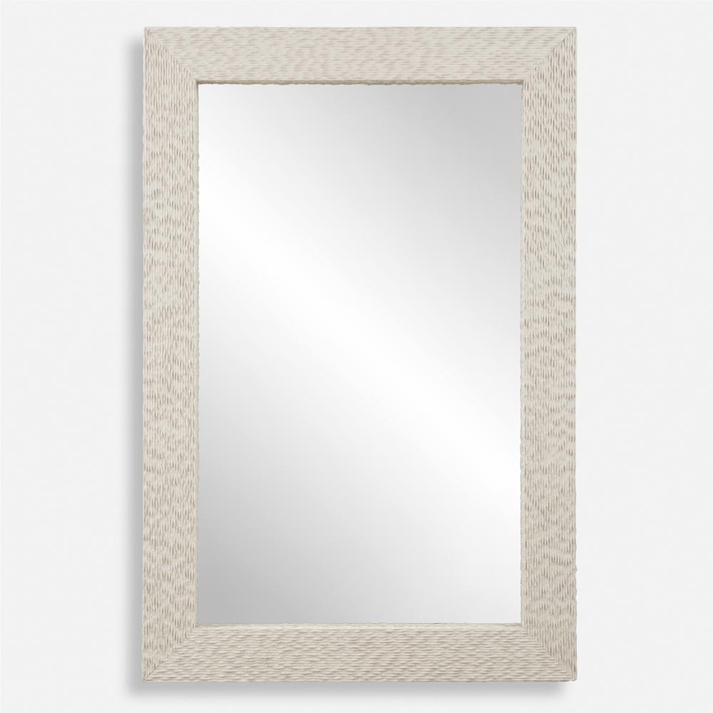 Everett Ivory Stone Mirror