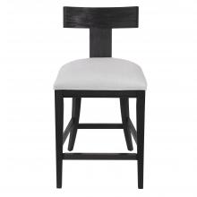 Uttermost 23664 - Idris Modern Wood Counter Stool