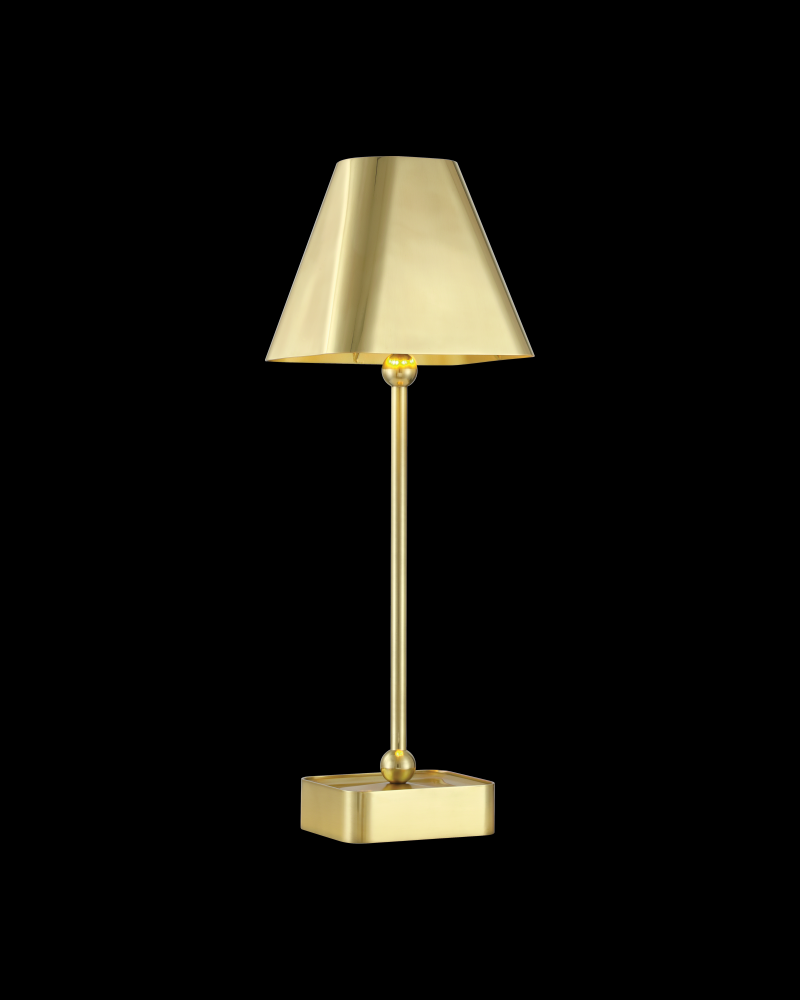 Gadabout Brass Cordless Table Lamp