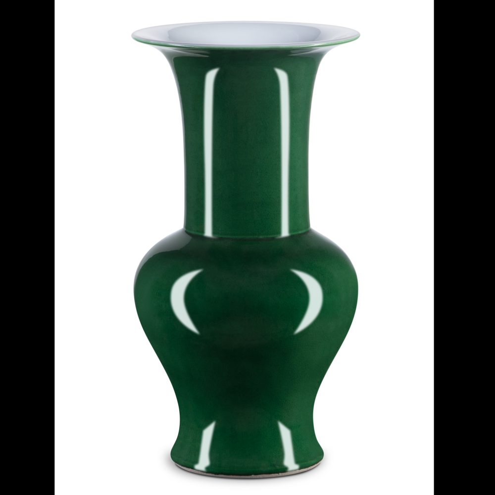 Imperial Green Corolla Vase