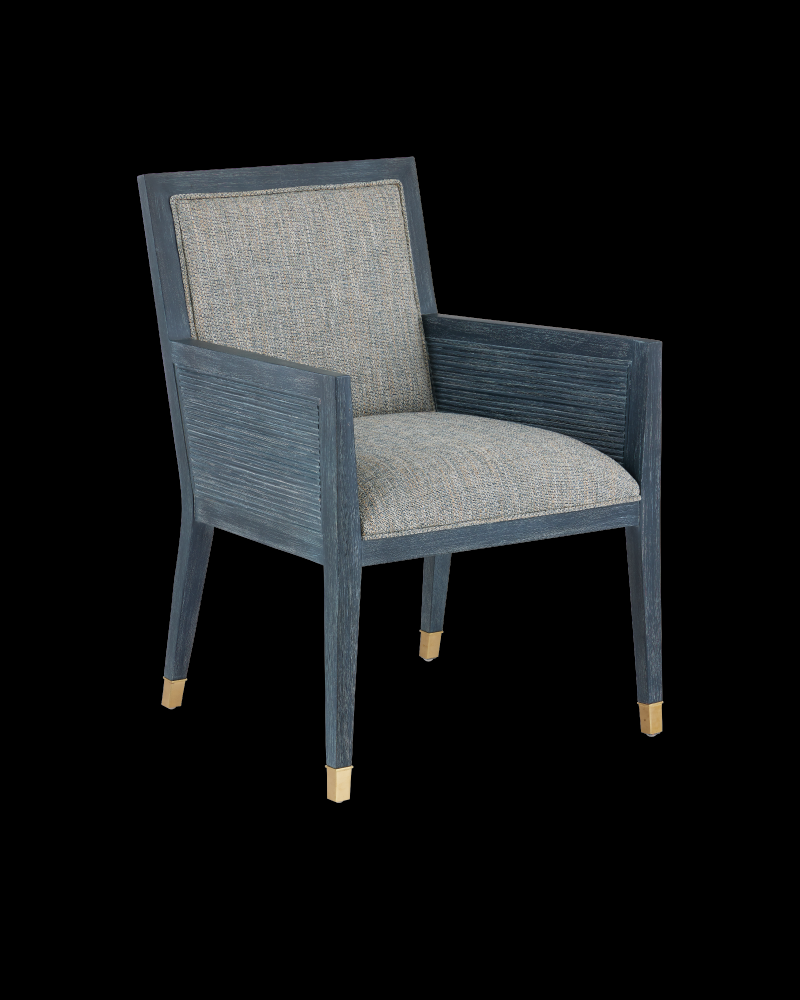 Santos Vintage Navy Armchair,