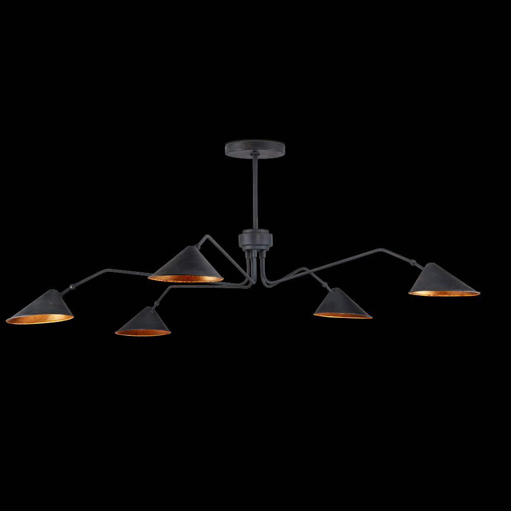 Serpa Black Chandelier