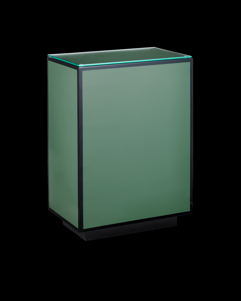 Green Lacquer Side Table