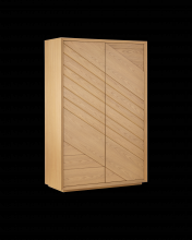 Currey 3000-0315 - Margot Natural Oak Storage Cab