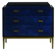 Currey 3000-0124 - Kallista Blue Chest